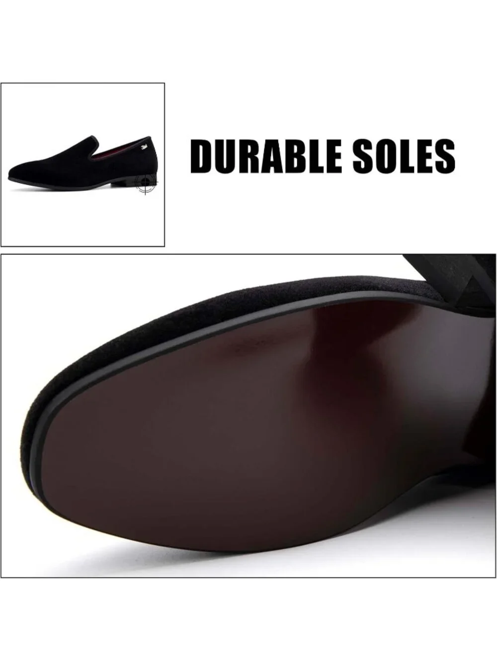 Men's Black Fashion Tuxedo Formal Party Dress Shoes Casual Loafers Slip On